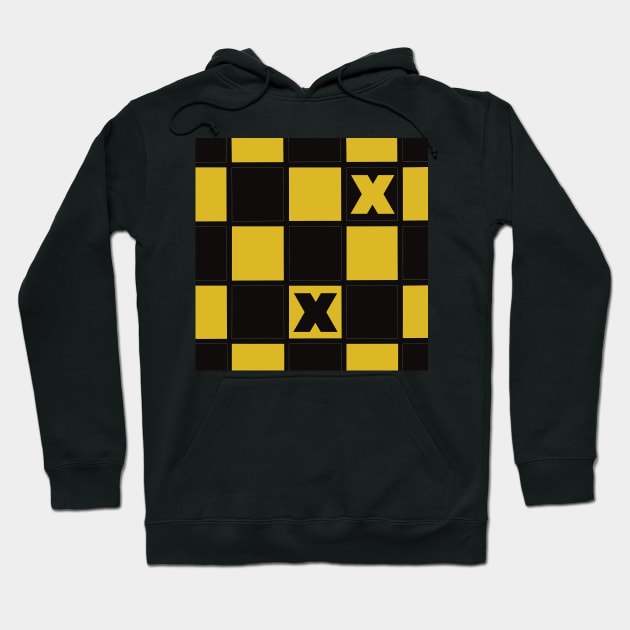 Cross checker Hoodie by Xatutik-Art